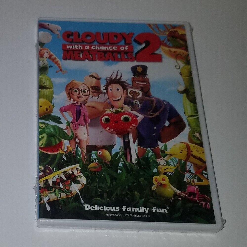 NEW Cloudy With A Chance of Meatballs 2 DVD SEALED Cartoon Movie
